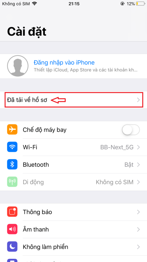 Cách cài đặt APN sim data docomo trả trước cho iphone, ipad 17