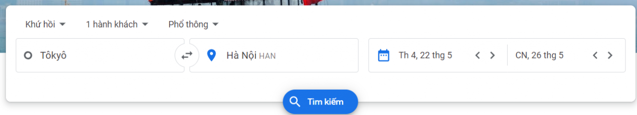 Cách tra giá vé máy bay rẻ nhất về Việt Nam tại Nhật Bản 15