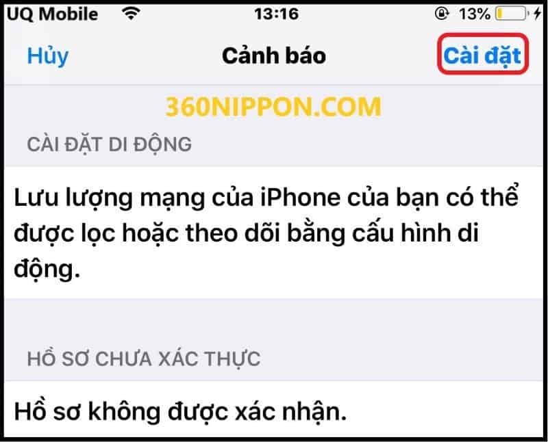 Cách cài đặt cấu hình APN sim line cho iphone 180